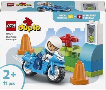 Конструктор LEGO DUPLO Town Синій поліцейський мотоцикл 10471 фото