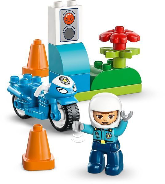 Конструктор LEGO DUPLO Town Синій поліцейський мотоцикл 10471 фото