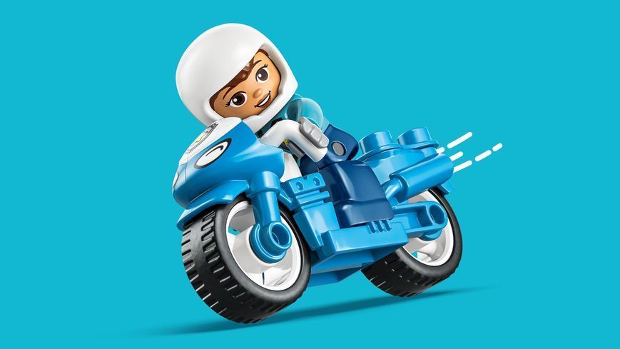 Конструктор LEGO DUPLO Town Синій поліцейський мотоцикл 10471 фото