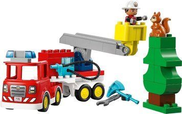 Конструктор LEGO DUPLO Town Пожежна машина зі шлангом і пожежником 10473 фото