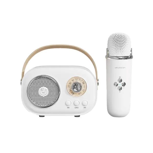 Колонка портативна з мікрофоном C-20 BT/TF/USB/FM 5 Вт Білий C20W C20W фото
