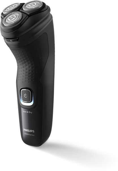 Бритва електр. Philips роторна Series 3000X, бритв.головок-3, Li-Ion, сух.+волог., тример, чорний X3051/00 фото
