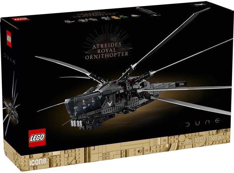 Конструктор LEGO Icons Дюна. Королівський орнітоптер Атрідів 10327 фото