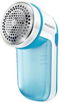 Машинка для видалення катишків Philips, 8800 обертів на хв, велика площа лез, 2хАА у комплекті, блакитний GC026/00 фото