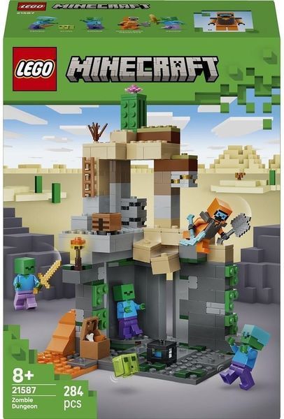 Конструктор LEGO Minecraft Підземелля зомбі 21587 фото