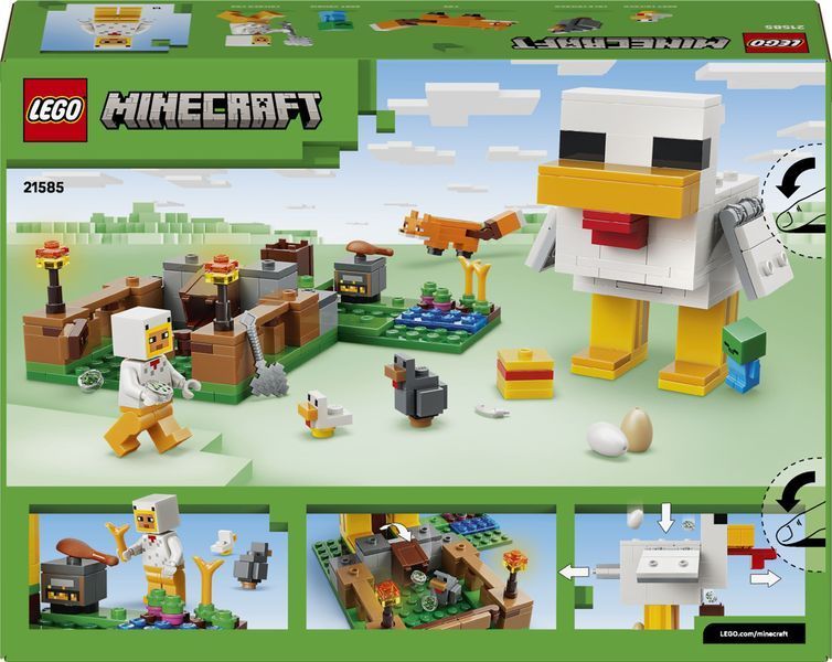 Конструктор LEGO Minecraft Куряча ферма 21585 фото